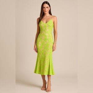 Revolve NBD Dusk Till Dawn Gown in Goblin Green XS